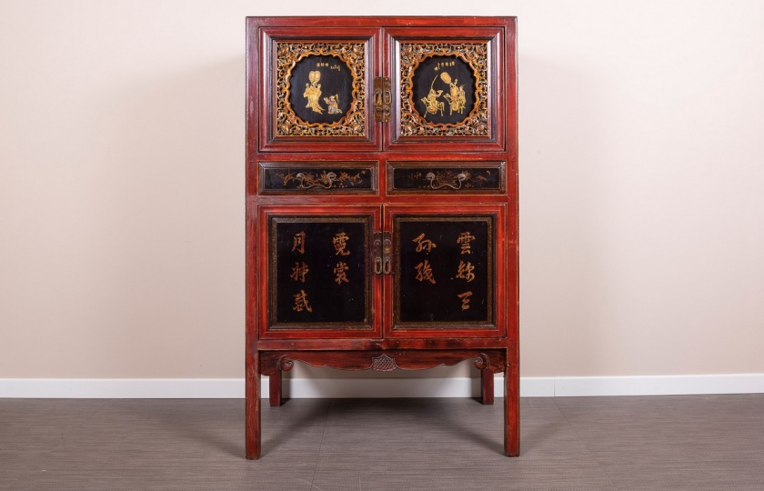 Credenza Dipinta Alta Cina