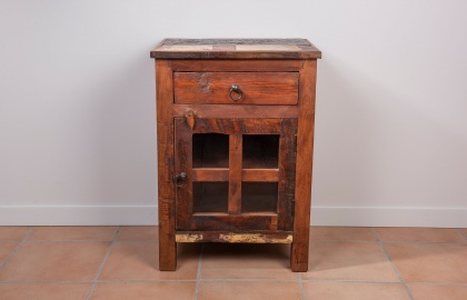 Comodino Legno Riciclato
